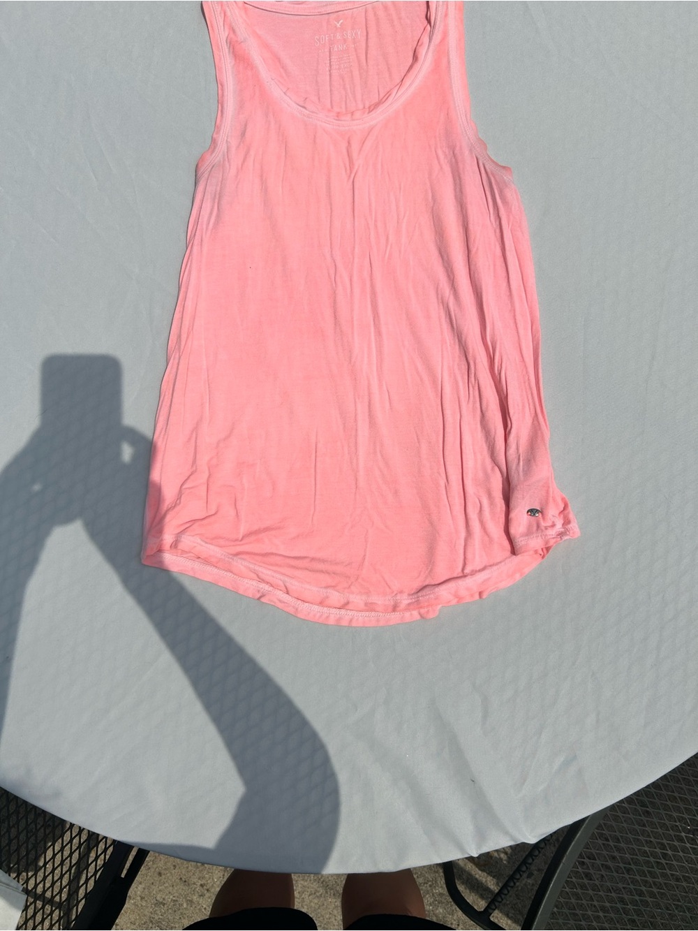 American Eagle Outfitters Pink Tank Top